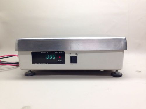 TOLEDO 8213 CLASS III DIGITAL BENCH SCALE CAPACITY 100LB. - GOOD CONDITION