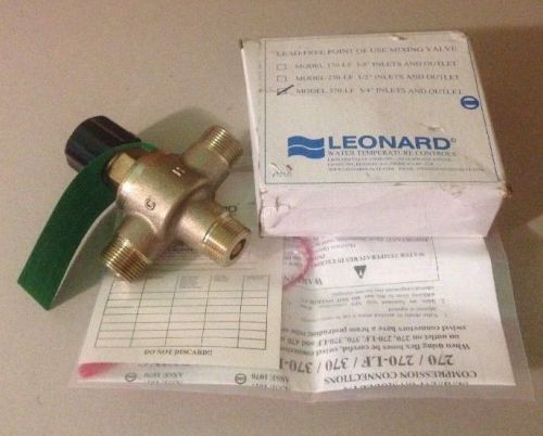 Leonard model 370-lf lead free thermostatic point of use mixing valve for sale