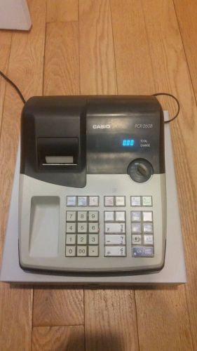 Casio pcr-260b electronic cash register pcr 260 for sale