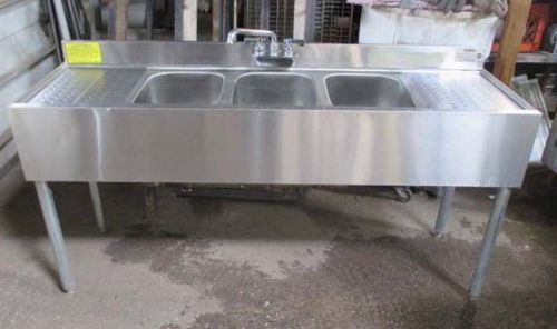 18-53c krowne 3 compartment underbar sink for sale