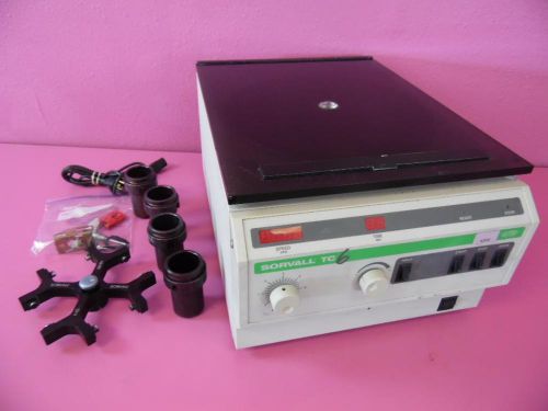 Sorvall TC6 Centrifuge with 4 Place Swinging Bucket Rotor for Parts or Repair