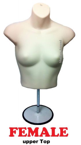 Female upper mannequin torso dress body form display women + stand full set sale for sale