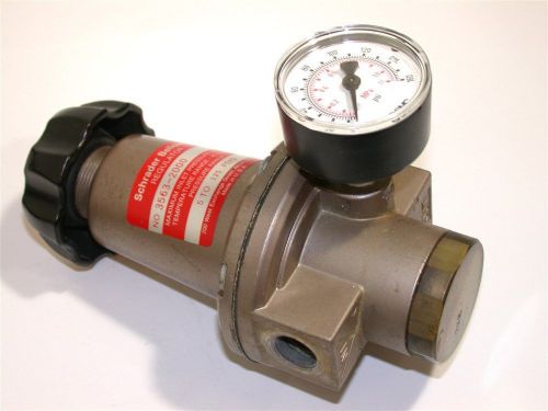 NEW SCHRADER BELLOWS 3/8&#034; AIR REGULATOR W/GAGE 3563-2000