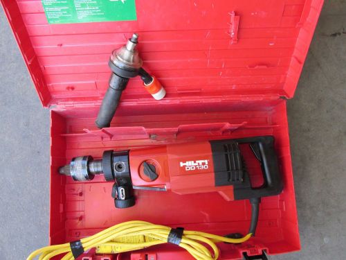 hilti DD-130  diamond  core drill wet/dry system hand held kit MINT  (457)