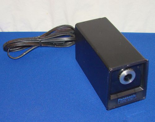 vintage PANASONIC KP-77 PENCIL SHARPENER --- BLACK --- auto stop