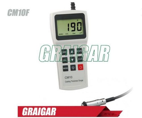 New Coating thickness meter tester gauge CM10F 0-3000um, LED Backlight Display