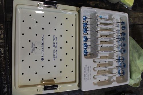 St. jude medical heart valve sizer set model 905 for sale