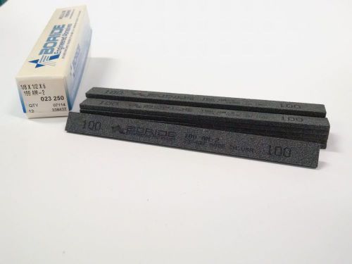 Boride Polishing Stone  023860 AM2 1/16x1/4x6 320 grit Box  of 12