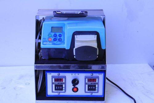 Watson marlow sciq 323s peristaltic pump w/timer and foot pedal for sale