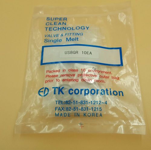 Lot of 10pcs in 1 Bag, Korea TK Corp, 1/2&#034;  VCR GASKET US8GR ,316L