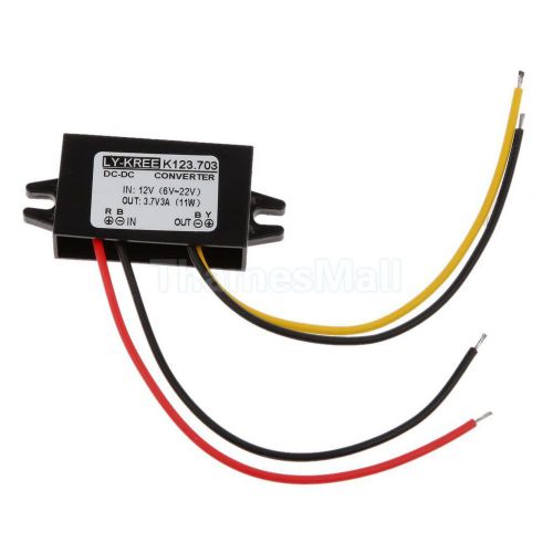 DC Buck Step-Down Converter 12V to 3.7V 11W Voltage Car LED Power Supply Hot