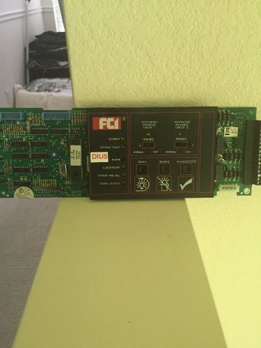 FCI-7200  Fire Control Instruments DIU Board 1120-0541