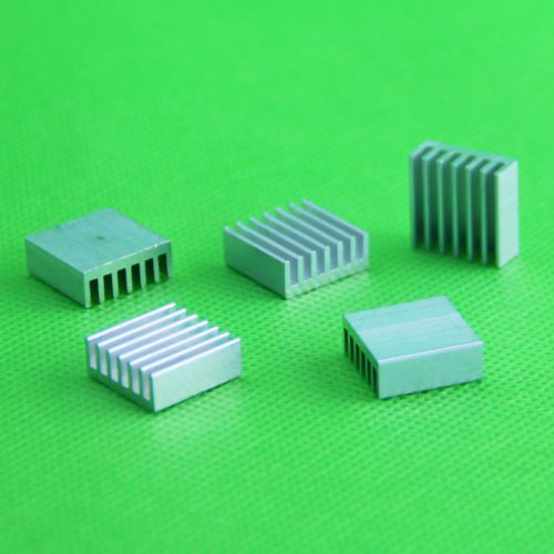 5pcs 14x14x5mm Aluminum Heat Sink For Memory Chip IC