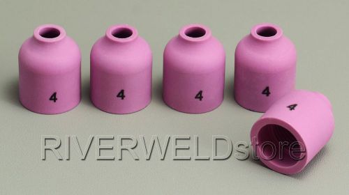 53N58  4# TIG Gas Lens Alumina Nozzles Fit SR DB PTA WP 9 20 24 25 TIG Torch 5PK