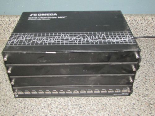 OMEGA OMB-CHARTSCAN 1400 PORTABLE DATA RECORDER W/ CSN 14/TC/P THERMOCOUPLE MOD