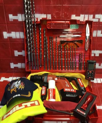 Hilti te 5 hammer drill, l@@k, free extras, loaded drill bits, fast shipping for sale