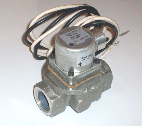 Basotrol H91LA-8 Solenoid Actuated Gas Valve 120 volt 3/4&#034; x 3/4&#034; Baso