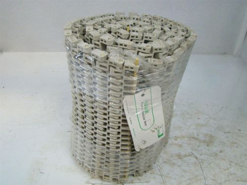 Habasit conveyor belt 13.5&#034; x 10&#039; radius flush grid acetal gray is615 for sale