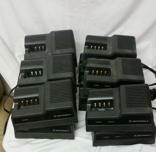 Lot of 12  Motorola Radio Chargers ntn4635a ntn4633a  ntn4633c ntn4635a