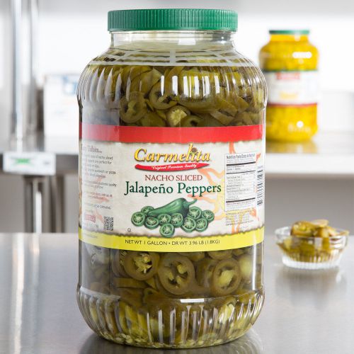 Nacho Jalapeno Slices 4 - 1 Gallon Containers / Case