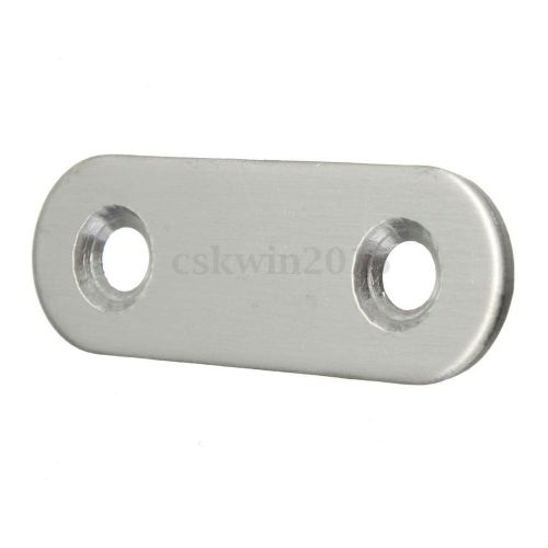 1/5/10PCS 2 Holes Flat Steel Bracket Straight Mending Plate Fixing Joining Brace