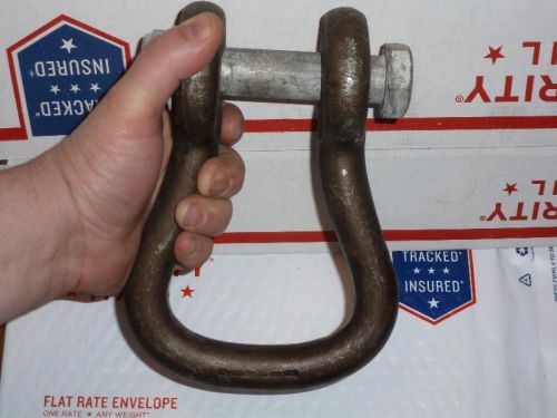 Heavy duty rigging clevis.  towing lifting steel 1 inch shackle. 1&#034; for sale