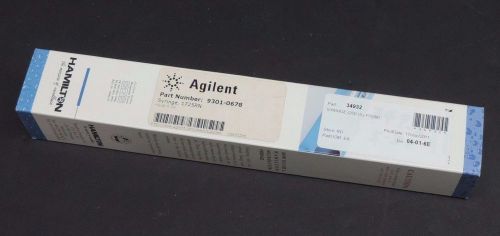 NIB HAMILTON AGILENT 9301-0678 SYRINGE 202325 1725 RN HP, 250UL,