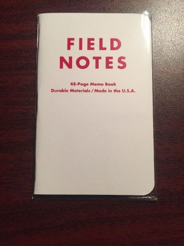 Field Notes Day Game Hardball White Single Memo Book Baseball