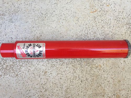 Milwaukee 2 1/2&#034; diamond concrete core drill bit p/n 48-16-2513 for sale