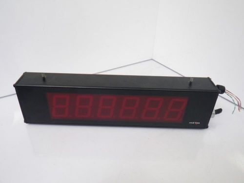 Red lion oemkh001 large display counter 6 digits 2-1/4&#039;&#039; digits height * tested* for sale