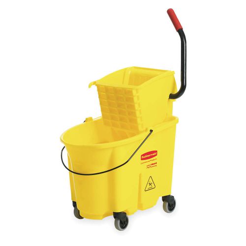 Rubbermaid 7580 wavebrake 35qt side press mop bucket &amp; wringer new, $pa$ for sale