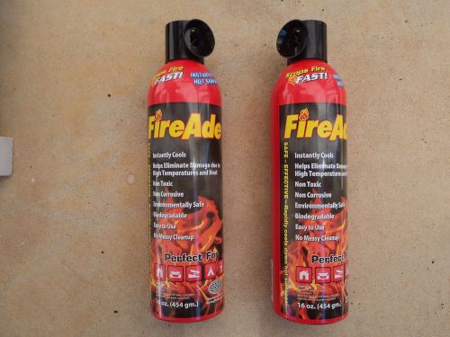 Fireade Portable Fire Extinguisher Suppressant Auto Boat RV Camper 16 oz Qty 2