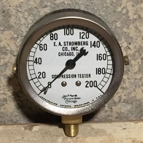 Vintage  Design Brass Pressure Gauge, Steampunk, Antique