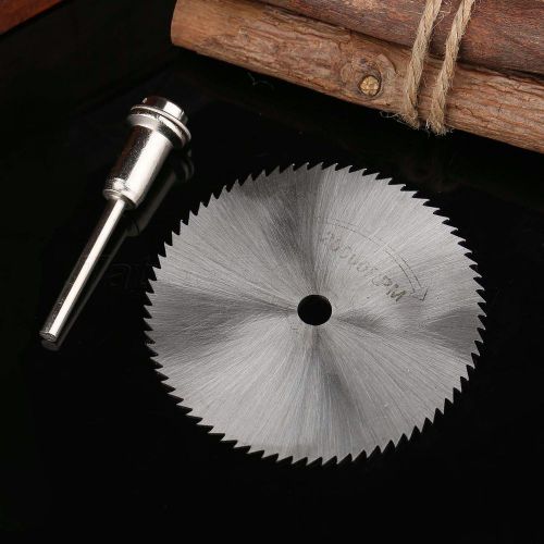 HSS 60mm Circular Saw Blades Cutting Cut Off Disc + 3.17mm Rod Rotary Power Tool