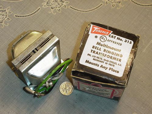 TonePak MultiMount Bell Ringing Transformer Cat No.315 NEW IN BOX!