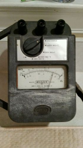 James G Biddle 21159 Major Megger Tester