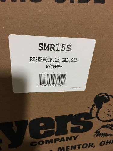 Buyers Hydraulic Tank --- 15 Gal Side-Mount w/Level/Temp Gauge #SMR15S