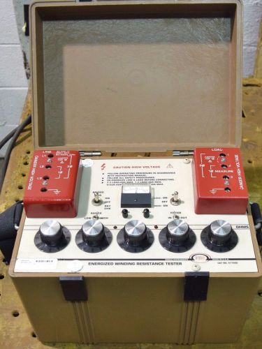 BIDDLE #577500 ENGERIZED WINDING RESISTANCE TESTER