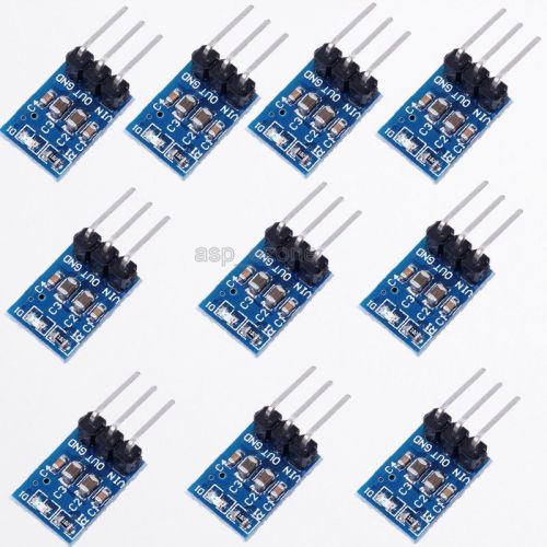 10pcs DC-DC 5V AMS1117-5.0V Power Module 6.5-12V to 5V 800MA Stabilivolt Module