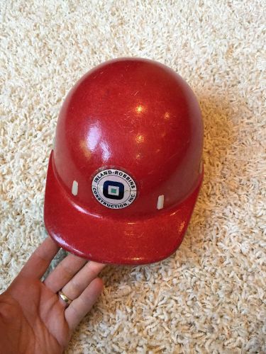 Vintage Fiberglass Hard Hat - Red - Goodall Rubber Company