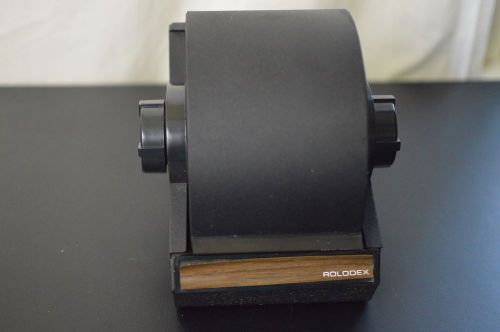 VINTAGE BLACK METAL ROLODEX