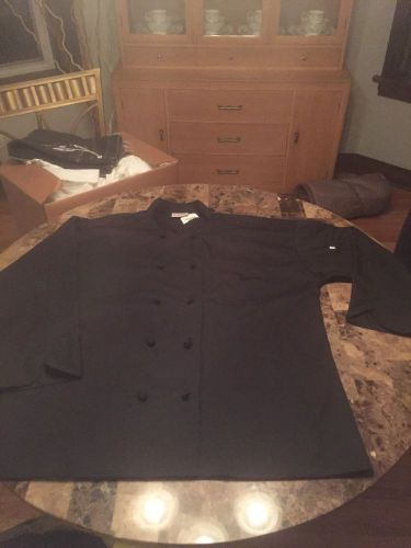 Uncommon threads men&#039;s chef jacket; black; xxl; new w/ tags for sale