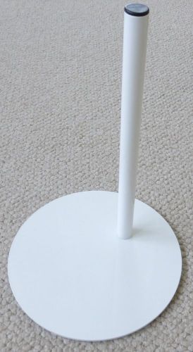 ROUND 11 INCH DIAMETER METAL MANNEQUIN BASE W/ 15&#034; Spike, NEW