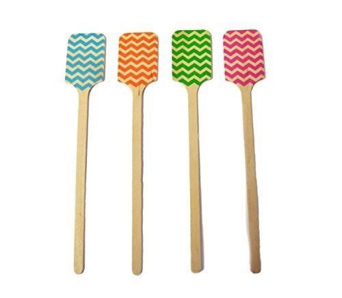 Perfect Stix Cocktail 6 Chevron-36ct Wooden Drink Stirrers with Chevron Print