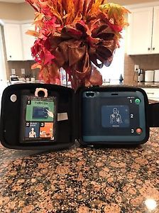 Philips FRx HeartStart AED w/ case &amp; Ped Key.