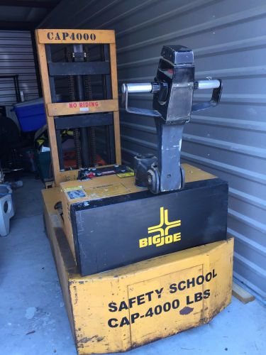 Big joe electric forklift 4000 lbs. for sale