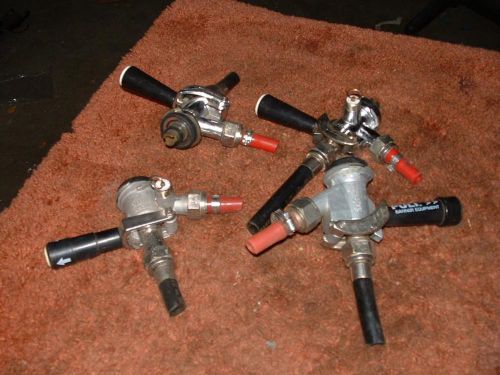 4 NADS BANNER Micro-Matic  Draft Beer Keg Tap Coupler Kegerator VALVES