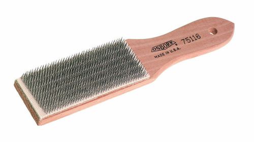 Osborn International 75116SP Steel File Card 3-3/4&#034; Brush Area Length