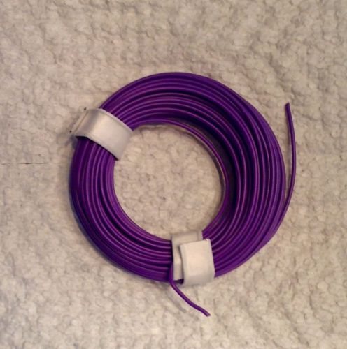 30 feet / 9.144 m 14.5 AWG Purple Hi-Flex Model Railroad Hook Up / Layout Wire