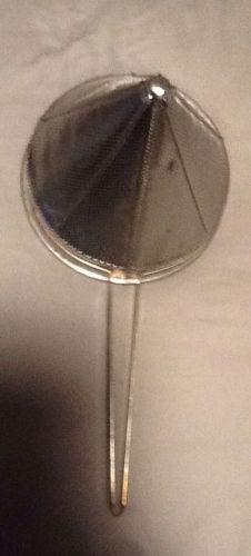 Large Vintage Nash Metalware Stainless Steel Commercial Grade Strainer / Sieve